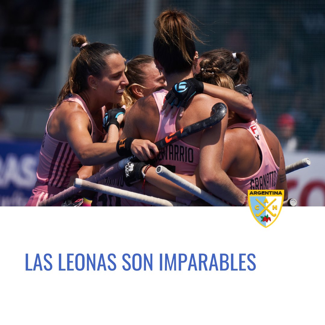 LAS LEONAS SON IMPARABLES 🇦🇷

El seleccionado argentino sumó su décima victoria al hilo en la FIH Pro League. Se repitió el resultado del primer partido y el triunfo fue por 3 a 1 ante China.

📰Leé la nota: bit.ly/3loUxmG