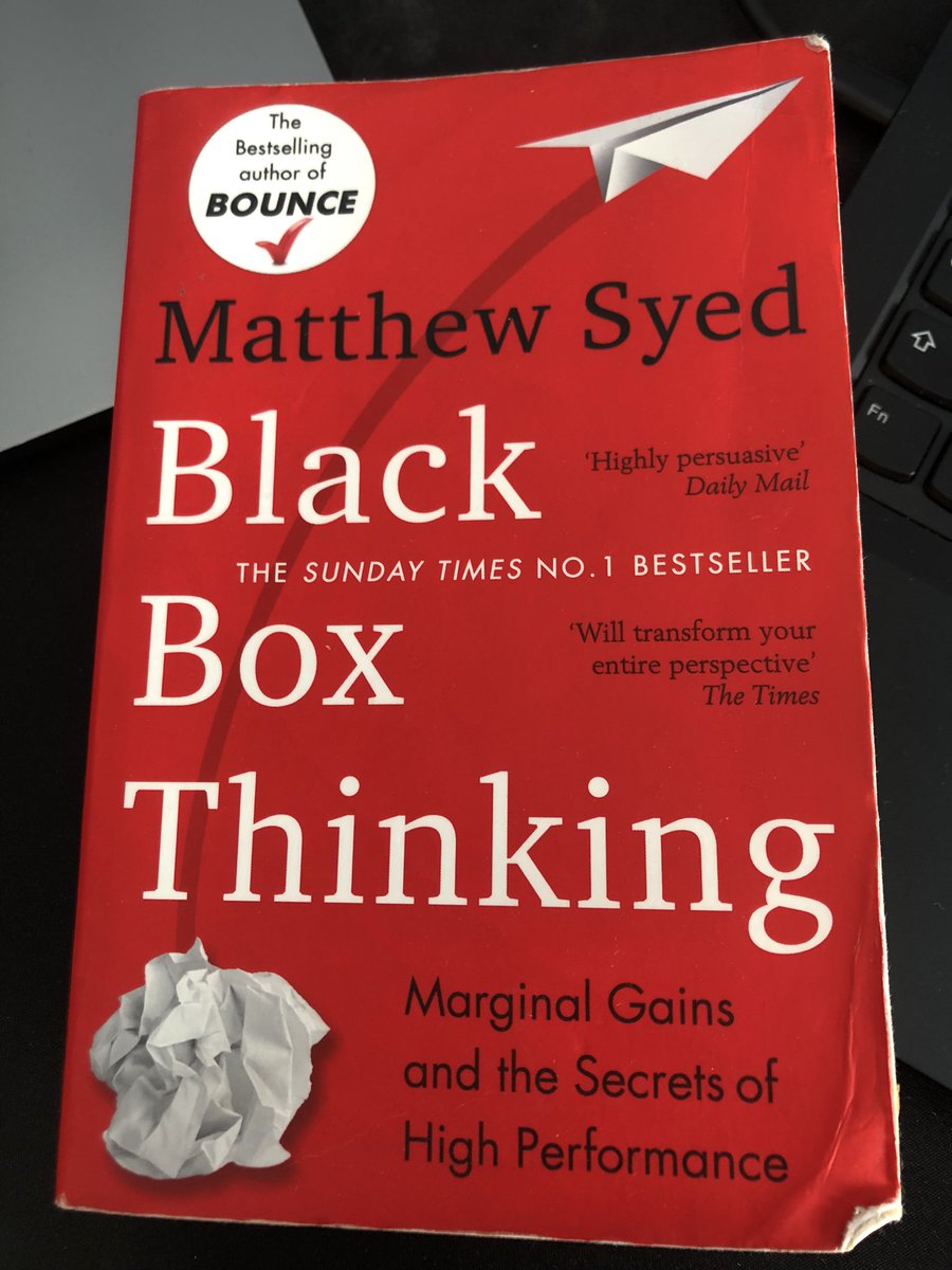 arintole's tweet photo. Recently read book 2, Black Box Thinking : 4/5. Nothing new but definitely a fresh reminder on how things might go wrong in life and just go on with it. https://t.co/GWtOt56DNL