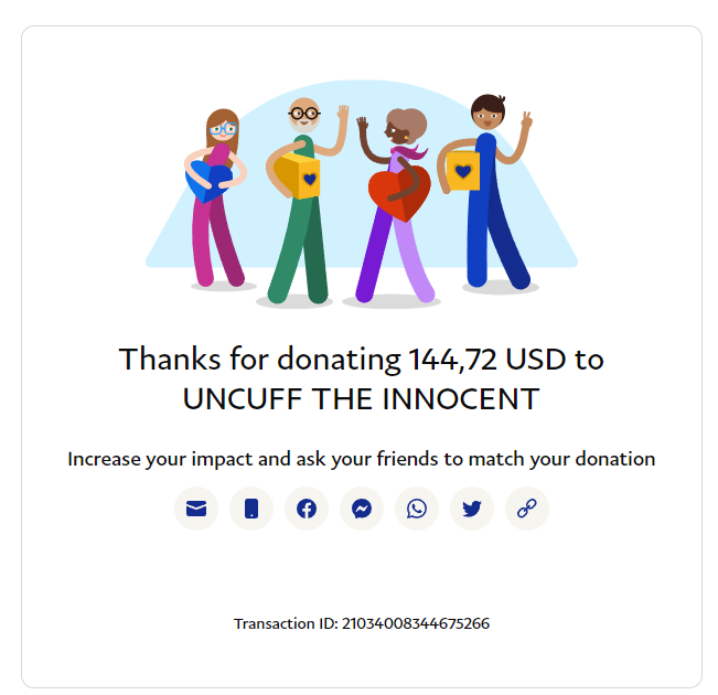 foulplayteam's tweet photo. Happy to announce we made 144,72 $ with #Teespring
and made a donation to @UNCUFFnonprofit 
It's not a lot, but we feel honored to be able to support a nonprofit https://t.co/og9UazSdB8