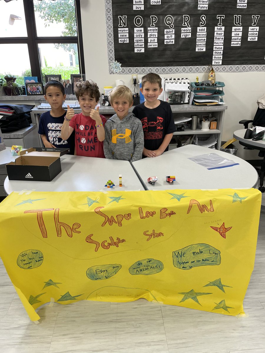 SauerSauerc's tweet photo. Second Grade Market Day was a huge success and tons of fun!! @BridlewoodES https://t.co/W7XtBT1A01
