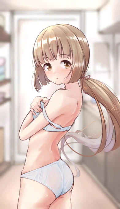@iviqtym さんのお下着微えちのん線画を勝手にお借りして塗らせていただきました! https://t.co/sQgr3McpOA 