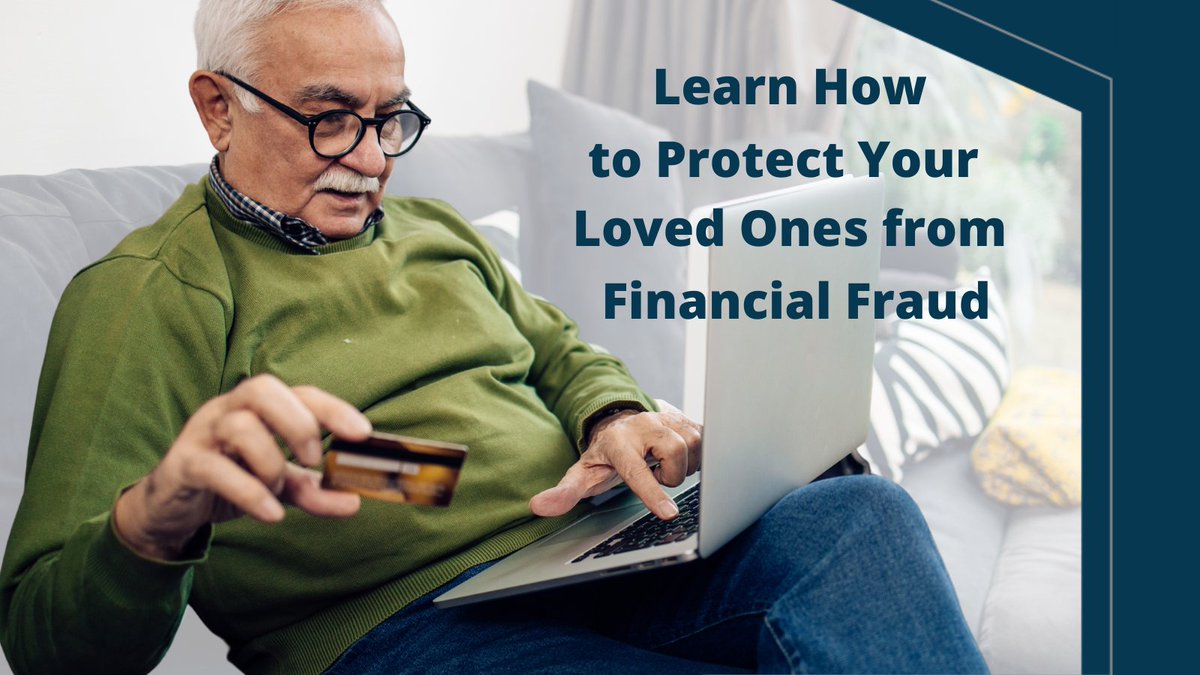 rightathomeUS's tweet photo. People of all ages can fall victim to a sophisticated con job, but seniors are at an increased risk of being affected by financial fraud due to several factors. Learn how to protect your loved ones. https://t.co/Lm4H9rPqfl
#seniorfraud #seniorscams #protectingseniors https://t.co/7SgMYSrB4L