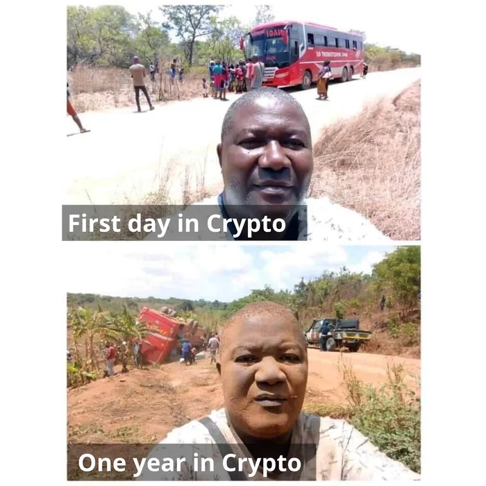 devchart's tweet photo. Crypto newbies be like https://t.co/HQ2V7bDJrL