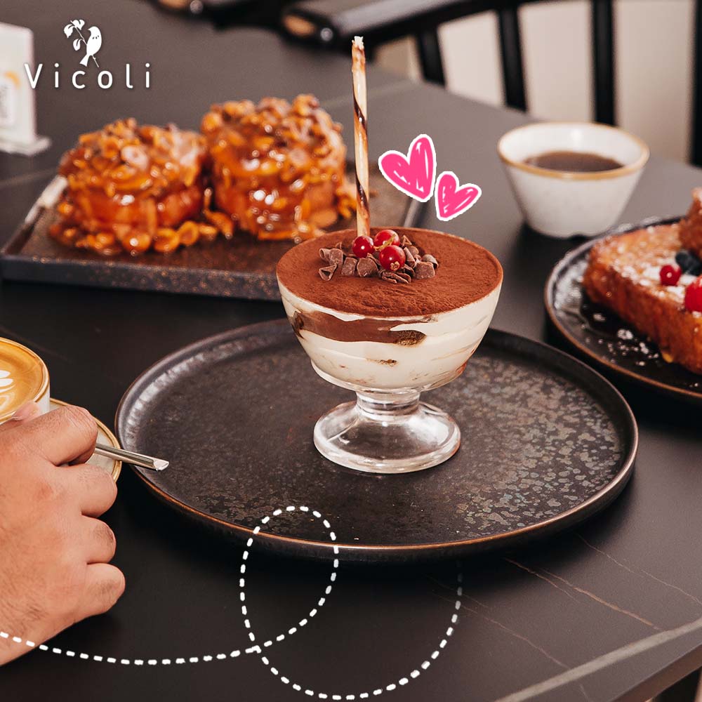 Wishing you an amazing day filled with flavor and happiness just like Vicoli’s Tiramisu.
.
#Vicoli #ksa #saudiarabia #saudifoodies #saudilife #riyadh #khobar #riyadhrestaurants #khobarlife #italian
.
#المملكة_العربية_السعودية #فيكولي #الرياض #الخبر