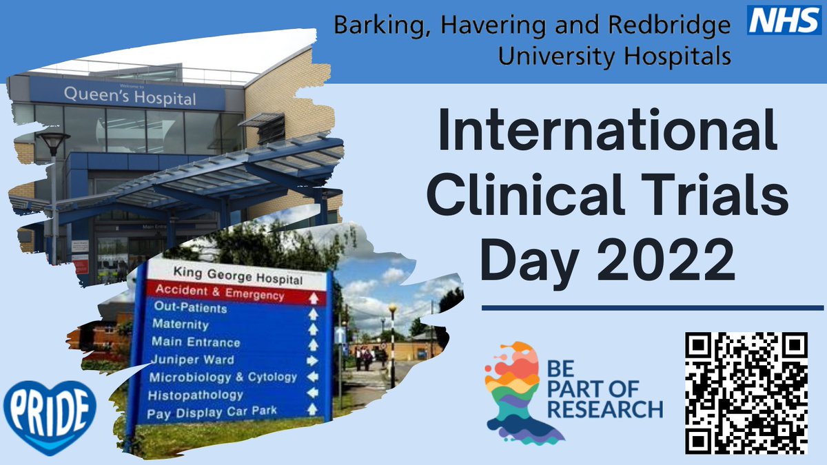 We would like to wish everyone a happy #InternationalClinicalTrialsDay🥳
Whatever way, shape or form it is you support research, we thank you for helping us to continue to improve healthcare for all! 
#ICTD22 #ThankYou #TrialBlazers #BePartofResearch @BHRUT_NHS @NIHRCRN_nthames