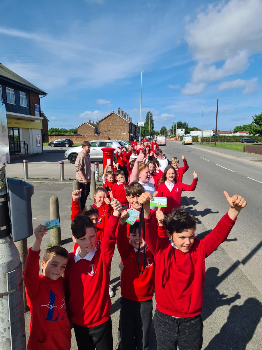 LeasowePrimary's tweet photo. Our KS2 team have been out and about enjoying some ☀️ and fresh air today whilst playing #beatthestreet. 

Keep going LPS, what an amazing team effort 👊

#loveleasoweprimary
#theskyisthelimit

@ActiveWirral 
@WirralCouncil https://t.co/0rpbTCUFC3