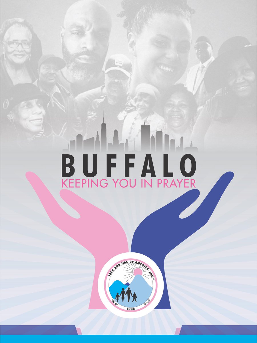 Sending thoughts &amp; prayers to families in Buffalo and a community in mourning. We honor the beautiful lives of those senselessly lost. Also sending 💙💗 to our Jack and Jill Inc. Buffalo Family.