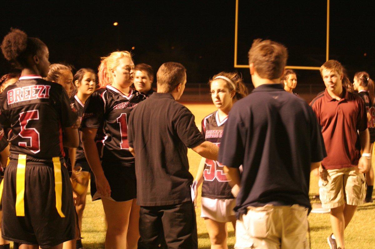 HHSGirlsFlag's tweet photo. 10 years ago today, the first ever school approved Girls Flag Football game was played in Arizona. Desert Ridge hosted Mesquite. The following summer began the push toward recognition for this sport. That game, those girls, are why we are here. https://t.co/v5VMnJXCR6