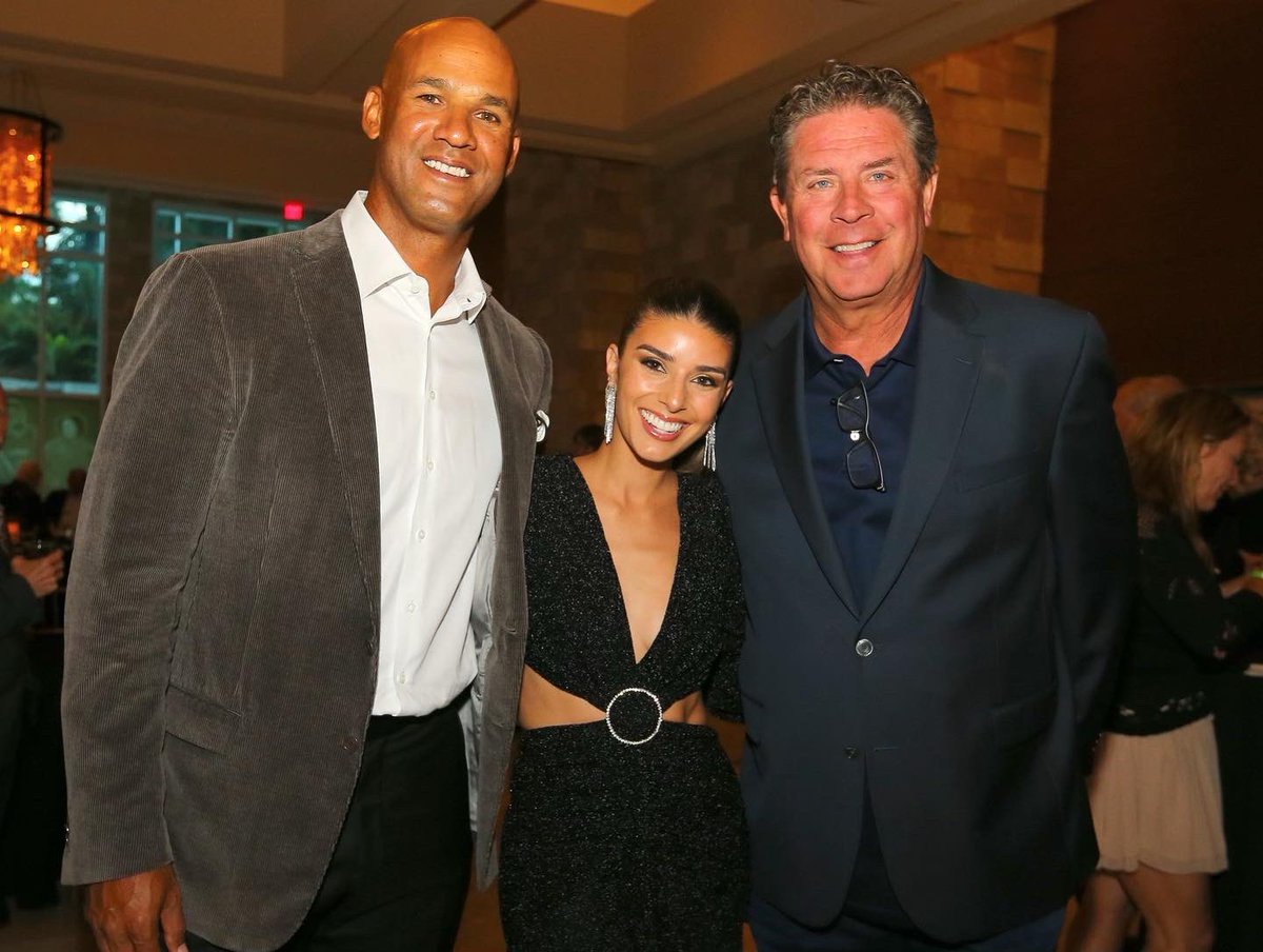 DanMarino's tweet photo. Had a great time at my man @JasonTaylor’s charity event last Saturday night. Congrats to @iamzo33 &amp; Allen Milam for being inducted into JT’s Community Hall of Fame…and welcome to the club! 

@JTFoundation99 @HardRockHolly https://t.co/Zr6jz2yawF