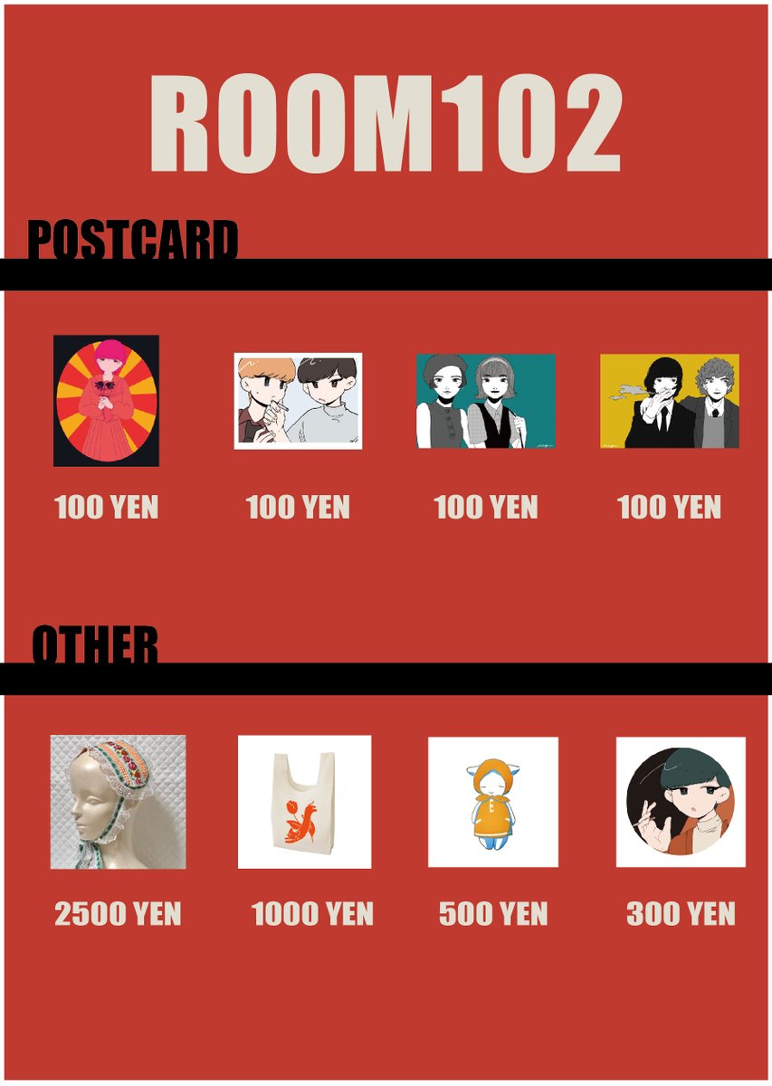 ROOM102__'s tweet photo. 5/21-22開催のデザインフェスタvol.55お品書き
改訂版です！！！！

60'sモチーフの可愛い作品がいっぱい！
両日・C-139 にてお待ちしています🌷

#デザインフェスタ55 
#デザインフェスタ https://t.co/bcpH8dbJRh