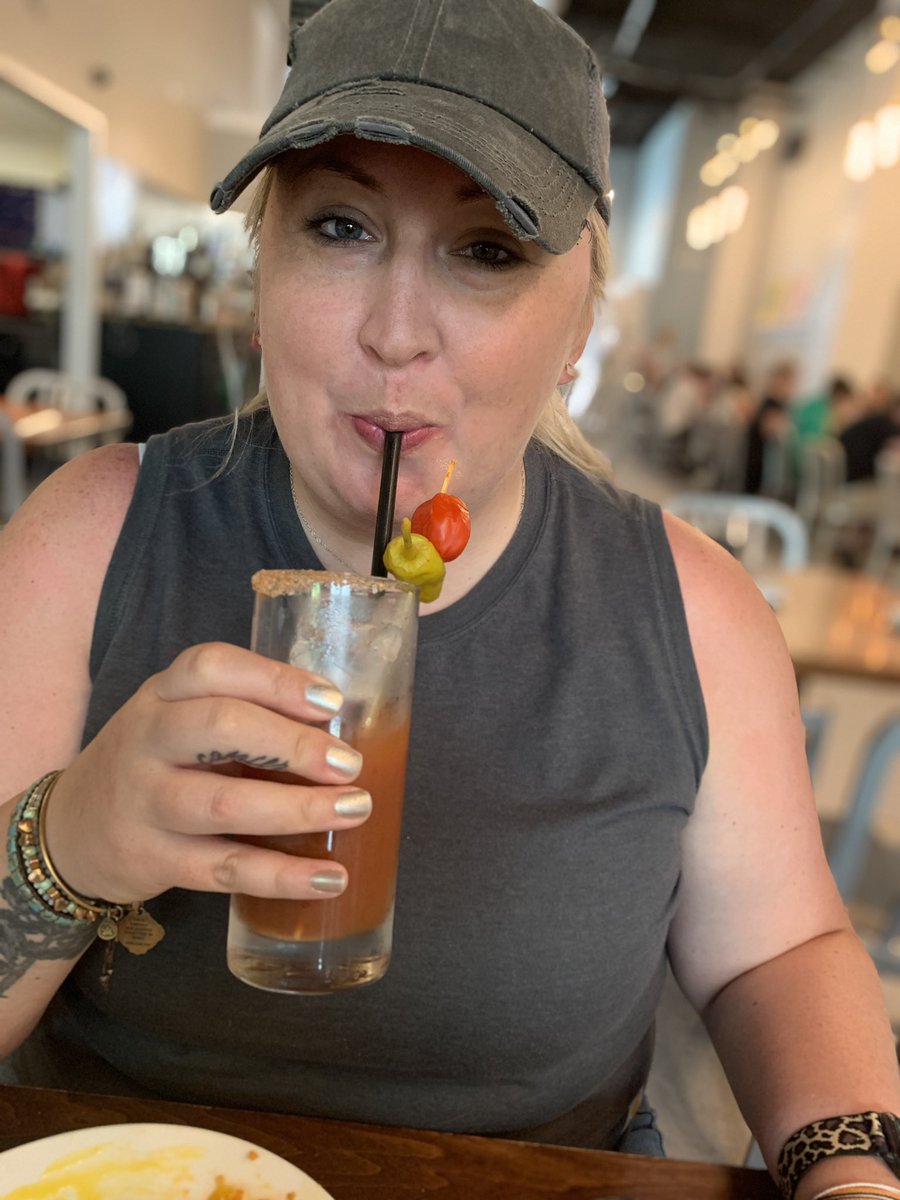 TherealFannieB's tweet photo. Enjoying Nashville with my best friend. Preparing for Justin Bieber tonight… she said her Bloody Mary is Spicy… she likey! 😎 @justinbieber https://t.co/6KRuXo0E5O