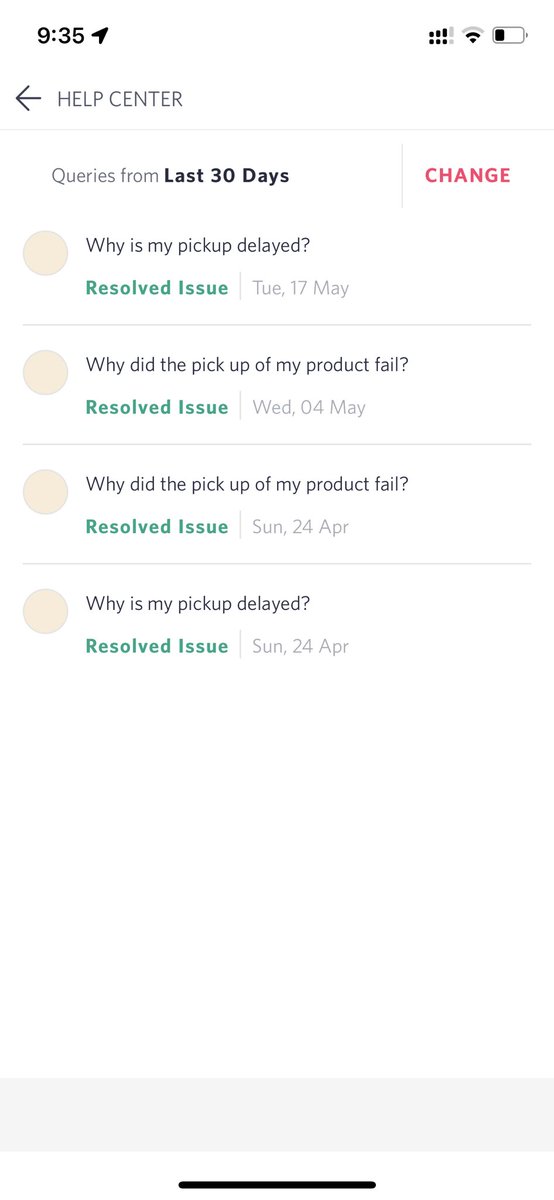 TimeTravellerO's tweet photo. I had ordered them on @Myntra. Due to size issue I had to return the product.

No attempt has been made by Myntra to pick up the product.

After many attempts to customer care for 2 months. The product has not been picked up from my address. And app says issue resolved https://t.co/AcV00Ug4S8