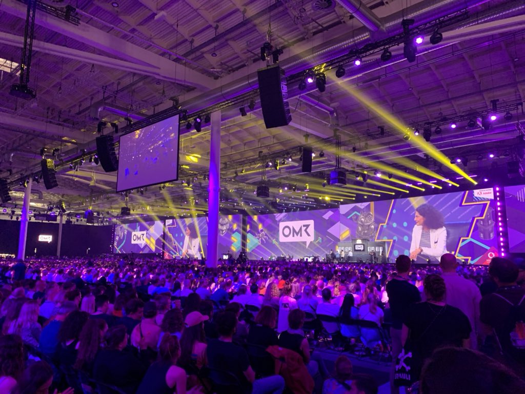 LinkeSebastian's tweet photo. Amazing woman &amp; CEO. @TMuellerDouglas @ #OMR2022 https://t.co/ggKFjPGNAZ