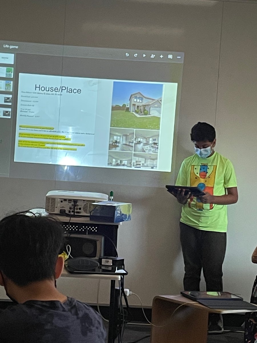 6th graders finished the year strong with their presentation on their financial literacy project: choosing their job, calculating taxes, choosing and calculating their house and car’s rent.