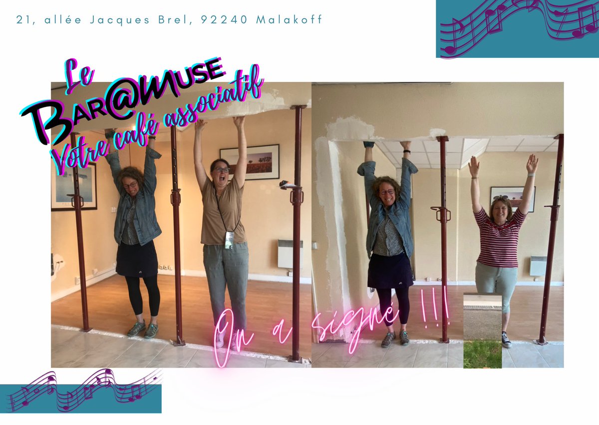 lebaramuse's tweet photo. Baramuse a besoin de vos dons pour que le tiers-lieu #baramuse  puisse exister.
On compte sur vous ! 
https://t.co/zAh0LhslrN
Merci à tous !!
#malakoff , #Barbusse , #caféassociatif , #tierslieux https://t.co/x44LpwAsMY