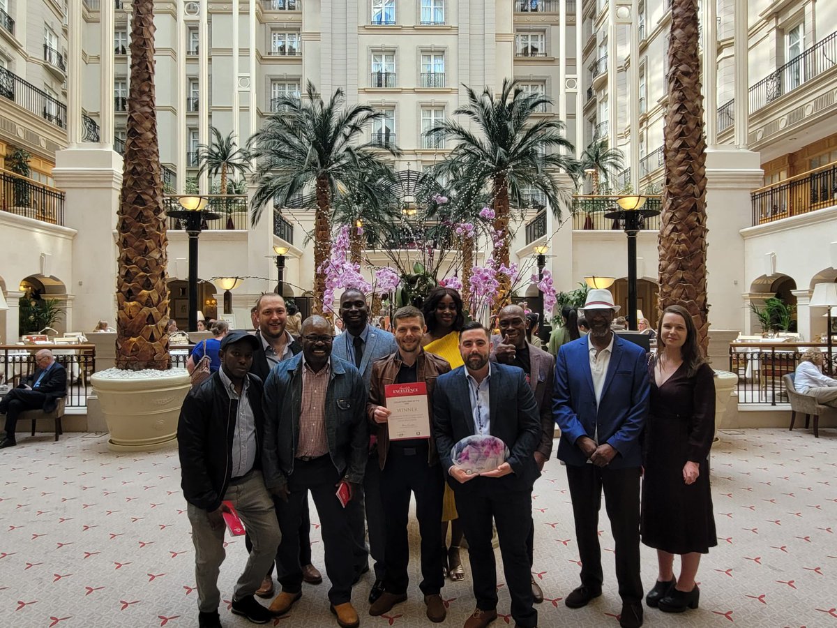 VeoliaUK's tweet photo. We are incredibly proud of our @lb_southwark's Recycling Crew 3 for winning Collection Crew of the Year at The Awards for Excellence hosted by @letsrecycle. Well done team for always going above and beyond in your vital role! https://t.co/yIJVcEvnw5
