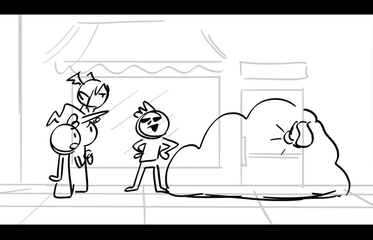 Here's some more drawings!
turnaround drawn by me, page doodles drawn by @Javigameboy , board panel drawn by @MikeCatSU 
✨ https://t.co/ZzPJ1ALgao 