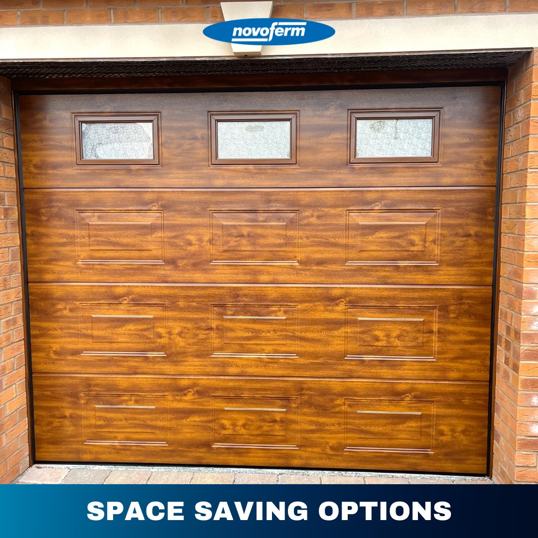 Our sectional doors fold into the ceiling rather than sticking out, making it a great space-saving option.

​novoferm.co.uk/products/garag…

#Novoferm #GarageDoors #Garage #GarageDoorSupplier #SectionalDoors #Sectional #SpaceSaving