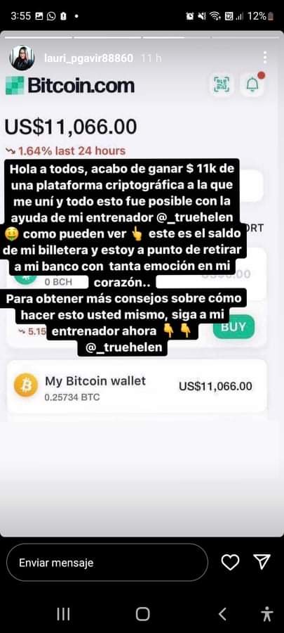 laupg11's tweet photo. @instagram Hola! Me pueden ayudar me han hackeado la cuenta y están publicando y escribiendo a mis contactos para estafar con bitcoin o hackear sus cuentas #instagram #cuentahackeada https://t.co/blZvW8cTTg