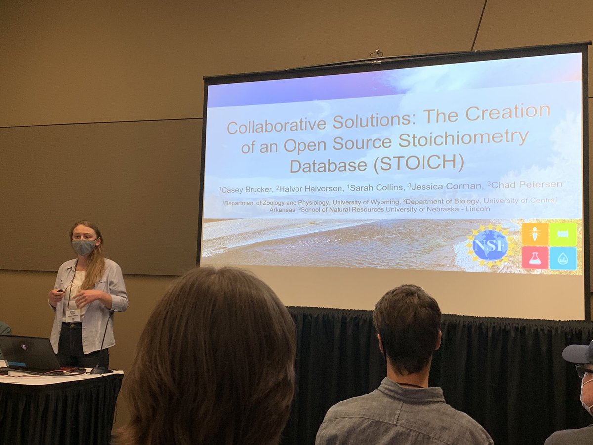 ecostoich's tweet image. Wow, what a FANTASTIC set of talks by Eric and Casey! We are so excited for future discussion at the Conference on Biological Stoichiometry in March #CoBS

Make sure to hop on the #stoichiometry train at #JASM22 .