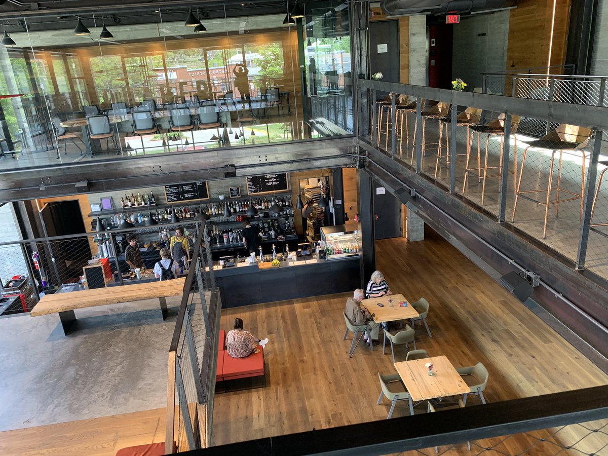 IAVMRegion6's tweet photo. Thank you to @TheatreSquared for hosting the #IAVMRegion6 conference attendees on a tour of this beautiful regional theatre and for lunch! 🎭 #BlazeYourTrail https://t.co/XpDa7CWw1h