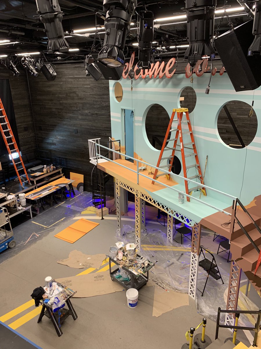 IAVMRegion6's tweet photo. Thank you to @TheatreSquared for hosting the #IAVMRegion6 conference attendees on a tour of this beautiful regional theatre and for lunch! 🎭 #BlazeYourTrail https://t.co/XpDa7CWw1h