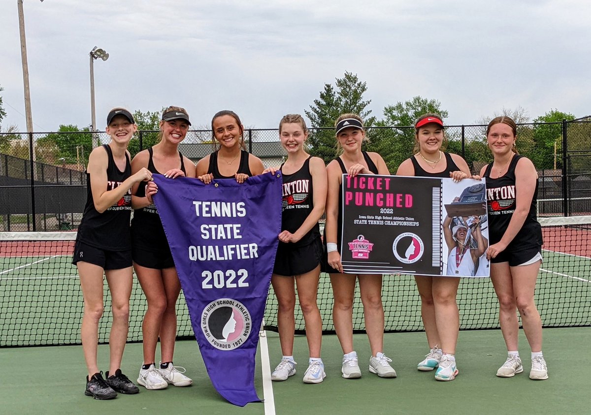 joancurrent's tweet photo. @iowahstennis @Rise_Above_CHS
@MrKuchCHS
Clinton River Queens celebrating after punching their ticket to State. https://t.co/36IgGXV5TI