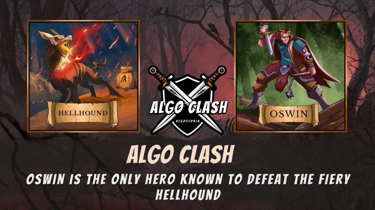 AlgoClash's tweet photo. Hellhounds are ginormous creatures with fur as black as coal. Their heads bear no fur or skin, just skull and muscle with terrifying red eyes! 
https://t.co/7bpMSRrl3v

Pick up yours at
Hellhound
https://t.co/HWgicGGfpN

Oswin
https://t.co/uy6Xfwk21h

#algofam #AlgoNFT https://t.co/e4GM6JyQFi