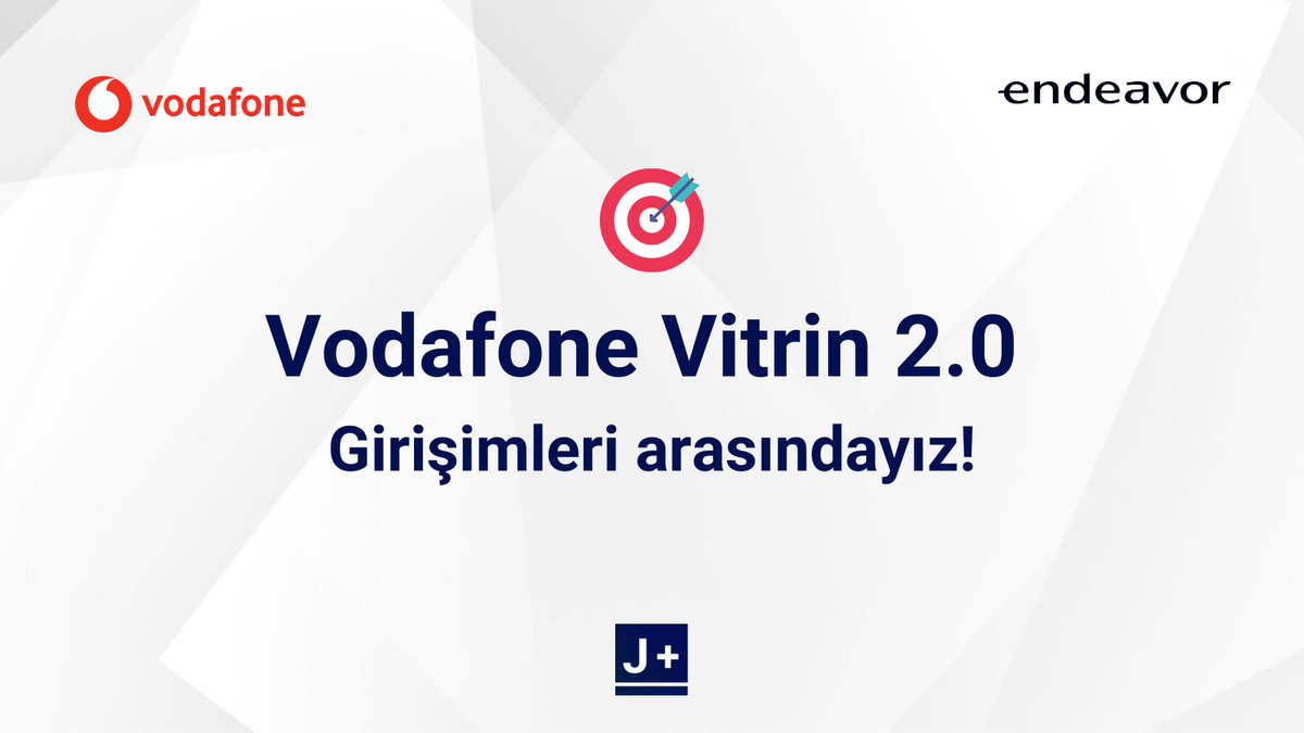 JETLEXAcom's tweet photo. JETLEXA, @Vodafone + @endeavor_turkey iş birliğinde yürütülen hızlandırma programı Vodafone Vitrin'e seçildi!

#startup #accelerator #contract #clm #legaltech https://t.co/hlCmjBuU4P