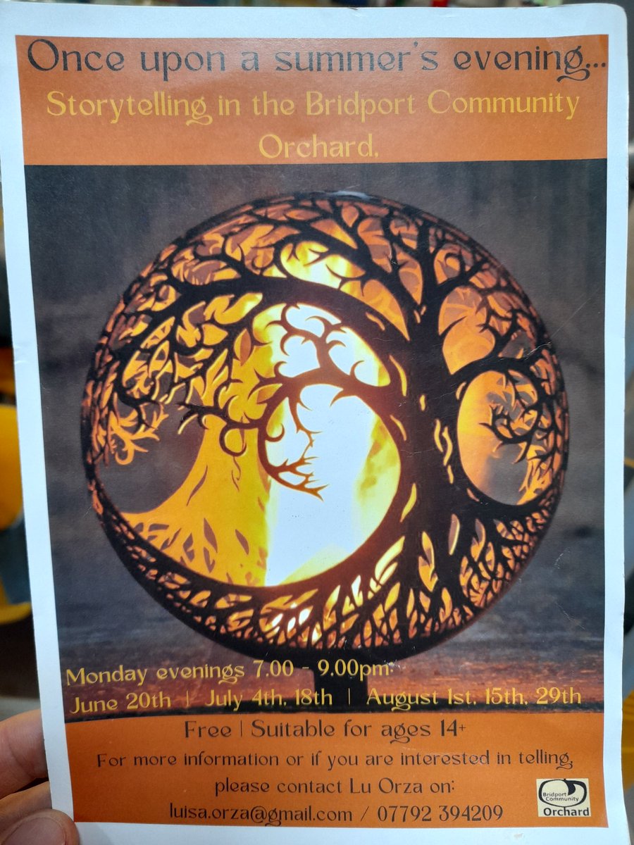 New storytelling event in Bridport!