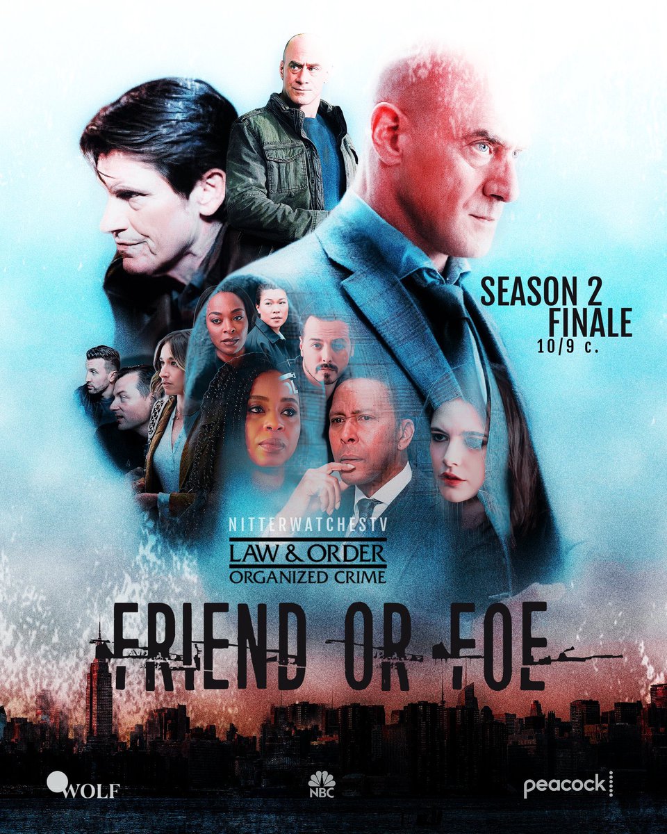 nitterwatchestv's tweet photo. Hard to believe #OC season 2 finale is tomorrow. Excited. #OrganizedCrime #dundun #OC2

@Chris_Meloni 
@DaniMoneTruitt 
@ainsleyseigers 
@denisleary #mikecannon #rachellin #kerendukes #jenjacob https://t.co/F7Olmt2e6F