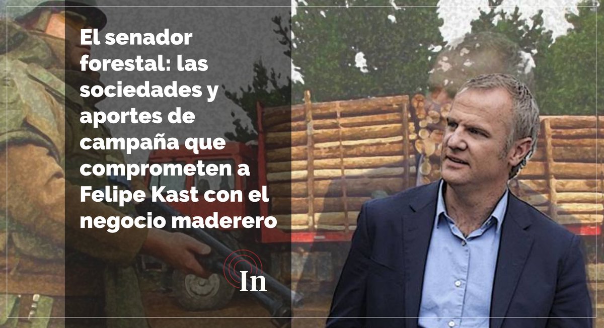 InterferenciaCL's tweet photo. [Hizo Interferencia] Felipe Kast (Evopoli) pidió suma urgencia al proyecto que tipifica el delito de robo de madera. Iniciativa que afecta a los mapuche en conflicto por recuperación de tierras, pues muchas de ellas están destinadas a producir dicho bien.
https://t.co/Ia6XSa0I75 https://t.co/mtUeqEu1wT