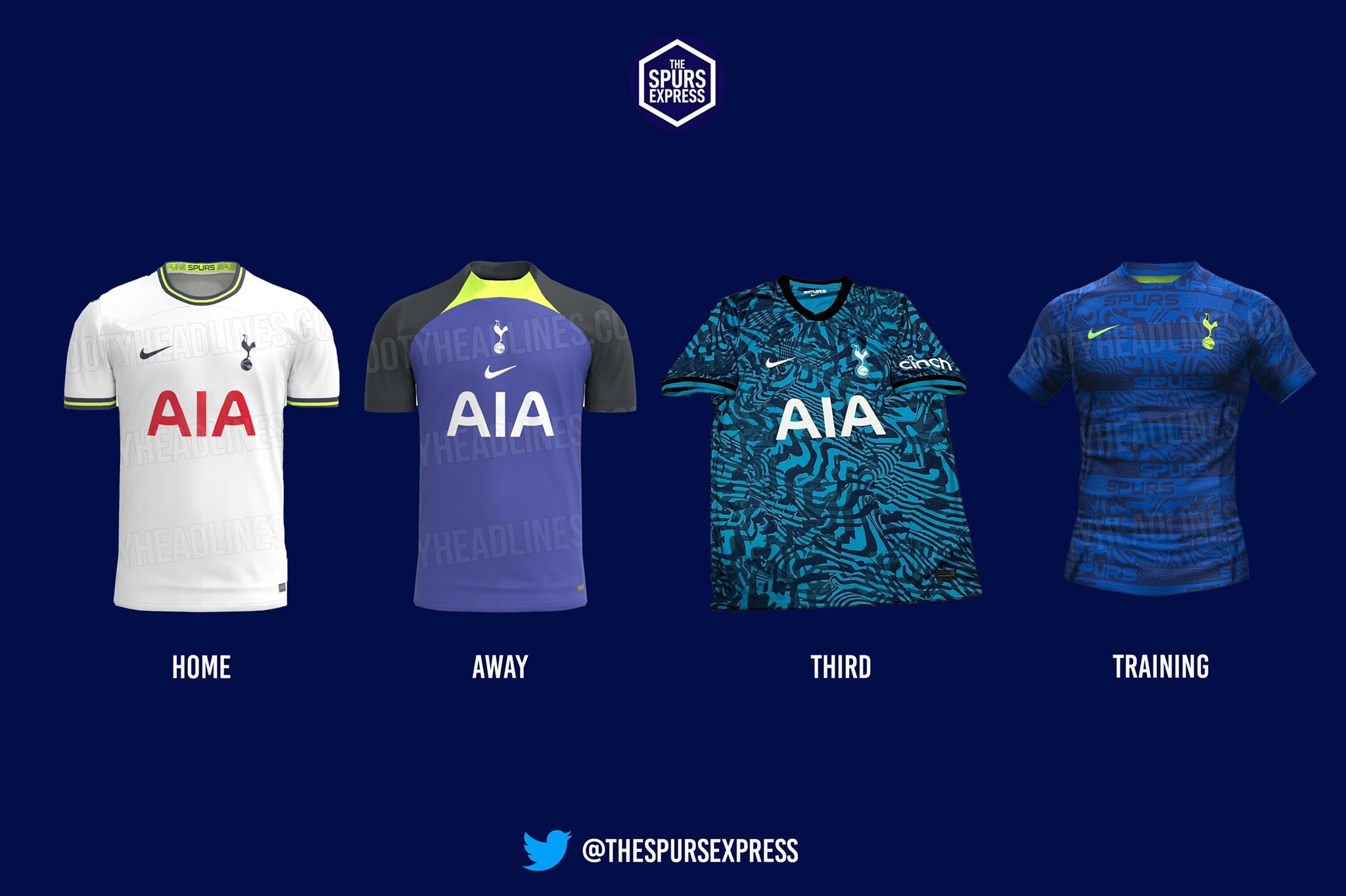 22/23 Tottenham Hotspur Third Jersey