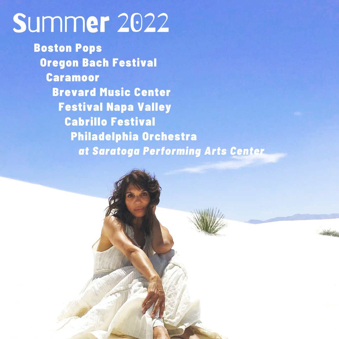 Summer lovin' w @TheBostonPops @oregonbachfest @Caramoor @brevardmusic @napafest @CabrilloFest @philorch @SPACsaratoga - WORLD PREMIERE by @paolaprestini and the new 'A Lovesome Thing: Billy Strayhorn Suite' + much much more - come along for the ride! 🏞️🛣️laradownes.com/tour