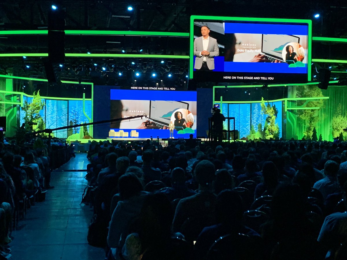 so cool seeing my amazing colleague and friend @channman21 on the mainstage at #tc22 talking about the data equity hub! go Channing!! <a href="/tableau/">Tableau</a>