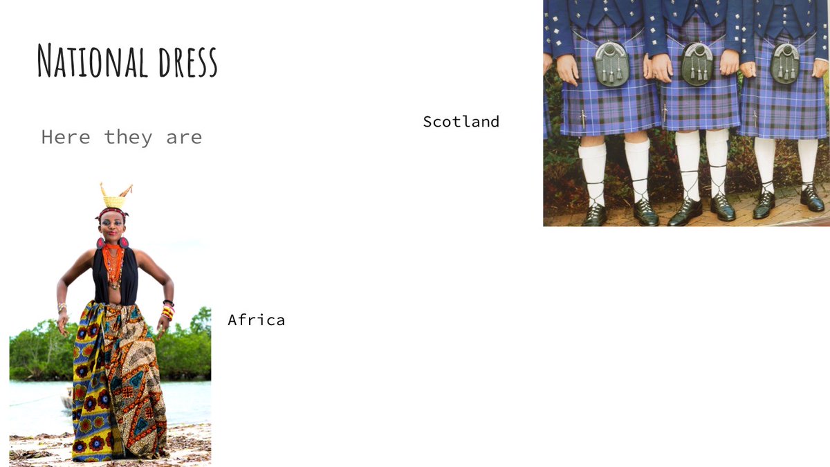 GorebridgePS's tweet photo. Now that P5K have looked at the geography of Scotland and Africa they are now taking responsibility for their own learning to create a Google slide to compare Scotland and Africa. This is a sample by AD of what is to come. #MidDigiLearn https://t.co/t7Rz5nSkCc