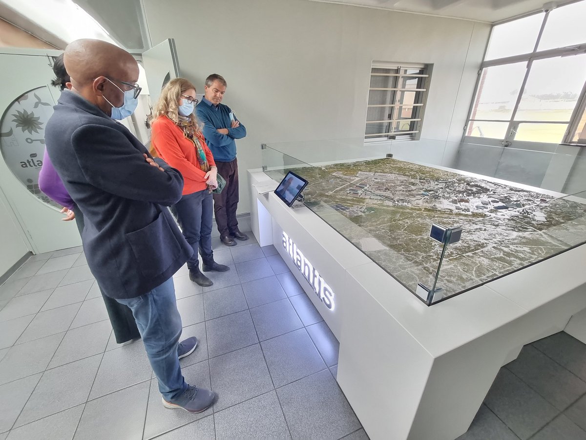 MEC for Finance and Economic Opportunites for the Western Cape accompanied by the HOD of DEDAT Mr. Velile Dube visiting the <a href="/AtlantisSEZ/">AtlantisSEZ</a> today to gain a better understanding of our entity and how we operate.