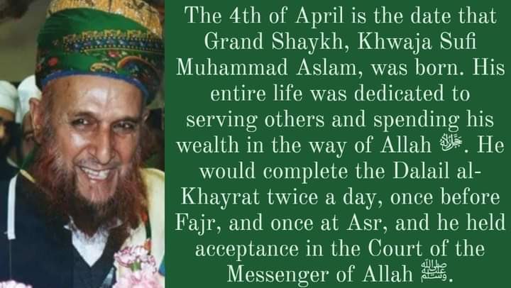 DhikrandSalawat's tweet photo. To remember a wonderful pious person who we owe some much for being part of Naqshbandi Aslami is a daily affair and not just yearly.
#JazakAllahKhayr
#NaqshbandiAslami #ShaykhMuhammadAslam RA https://t.co/icf1ka2knG