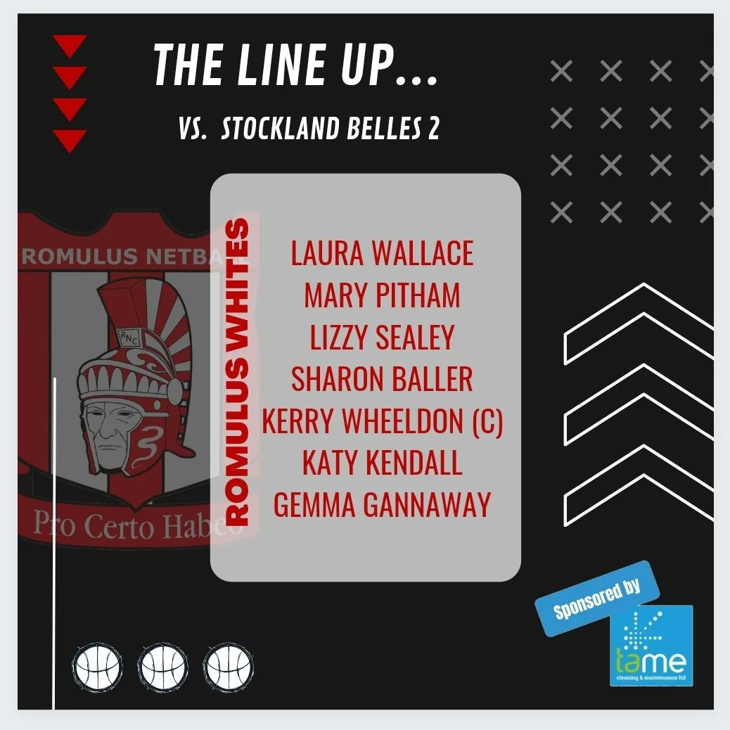 RomulusNetball's tweet photo. Both teams stepping on court at 7pm tonight. Best of luck to #RomsWhites who are up against Stockland Belles and #RomsReds who will be hoping to beat Dudley Road Dragons.  You've got this girls!! 💪🏼 #GoRoms #UTR #romsnetball #romulusnetball https://t.co/6Bs3vexOHf