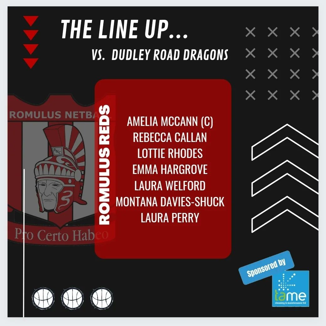 RomulusNetball's tweet photo. Both teams stepping on court at 7pm tonight. Best of luck to #RomsWhites who are up against Stockland Belles and #RomsReds who will be hoping to beat Dudley Road Dragons.  You've got this girls!! 💪🏼 #GoRoms #UTR #romsnetball #romulusnetball https://t.co/6Bs3vexOHf