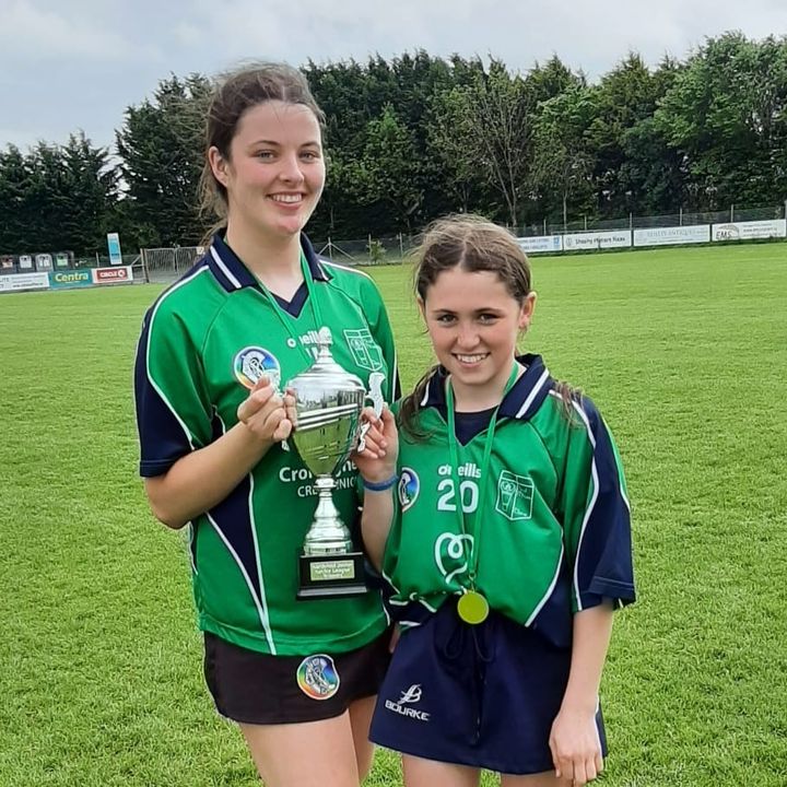 EOCC duo Rachel Murray and Hazel Gleeson who won a Leinster Schools Camogie Final with Scoil Mhuire, Clane today. A fantastic win.

Well done Rachel and Hazel 🏆