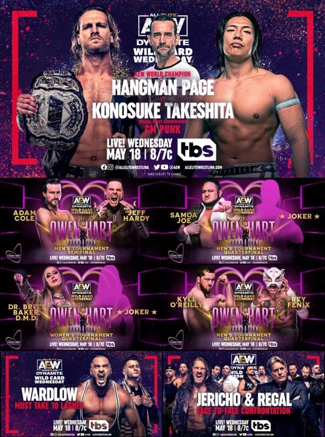 ToasterSpace's tweet image. Tonight's card looks great. Cant wait to see who the jokers are? Any guesses folks?