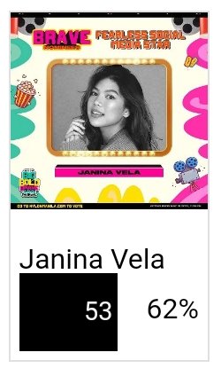 itsmheaa's tweet photo. @janinavela is nominated for Nylon Manila’s Big, Bold, Brave “fearless social media star” award for this year!! 🥹💗
vote here: https://t.co/juMDaioBh3
IT’S UNLIMITED VOTING SO VOTE ALL U CAN, #VELAFAM! JV DESERVES THIS! 💗 https://t.co/xuGl0XUQlz