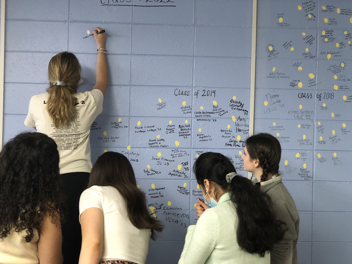 Senior tutors leaving their literal mark on the Lit Lab! We will miss them tremendously, but they are off to the world to share their gifts, and we are so excited for them! <a href="/SandburgHS/">Carl Sandburg H.S.</a> <a href="/DSmithCSHS/">Derrick Smith</a> <a href="/SandburgCC/">SandburgCC</a> <a href="/CaptainTMag/">Thomas Maguire</a> @McWoolley3