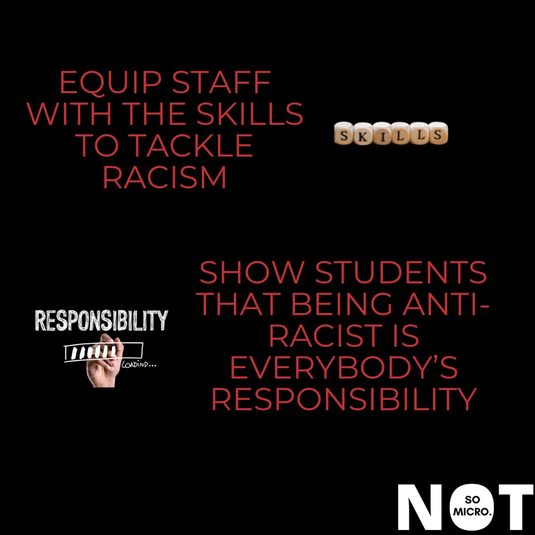 NotSoMicro's tweet photo. So how do schools improve their work to create a whole school community of anti-racism? -

#notsomicro #blackmentalhealth #education #students https://t.co/f5n1eWa1l1