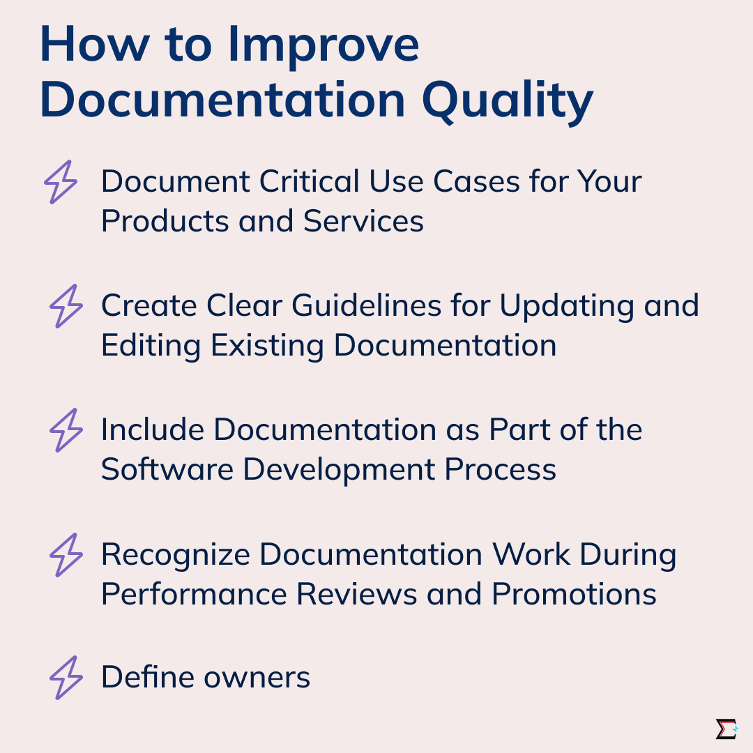 SparkEquation's tweet photo. Invest into the quality of system documentation to improve product performance. Research shows that these 5 practices have a significant positive impact on documentation quality: https://t.co/j3CwPqd0i9