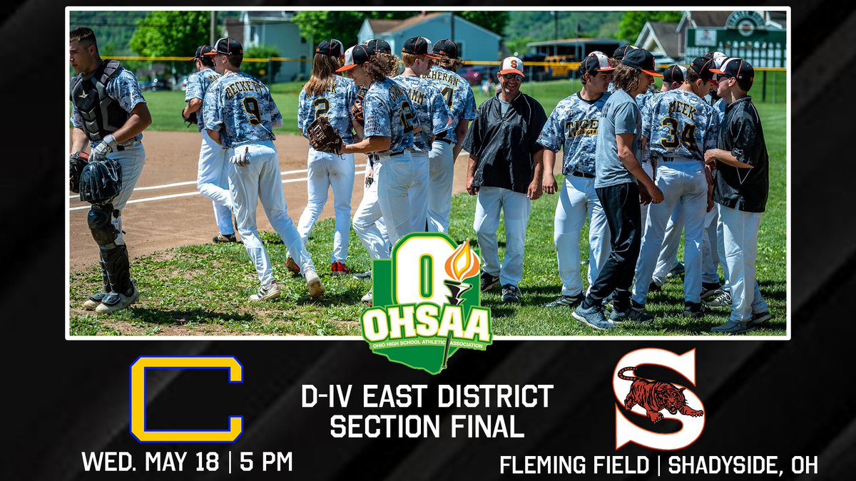 It’s a Postseason Gameday!

#1 Shadyside hosts #12 Steubenville Central at 5 PM in an East District Section Final. Winner moves on to the District Tournament to play the winner of #3 Toronto/#11 Caldwell next Monday. 

Come support your Tigers! #GoTigers