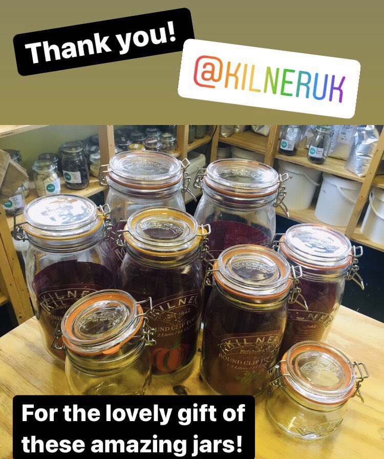 Refill_UK's tweet photo. A lovely gift from @KilnerUK
-
These will come in propa handy ๐๐ผ๐ซ
.
View their full range of clip top jars ๐ซ and other handy refillable receptacles at https://t.co/INl5eGjXsE
.
#kilner #kilnerjars #raywaregroup #speke #merseyside #cliptopjars #refillables https://t.co/PIDBXq30QN