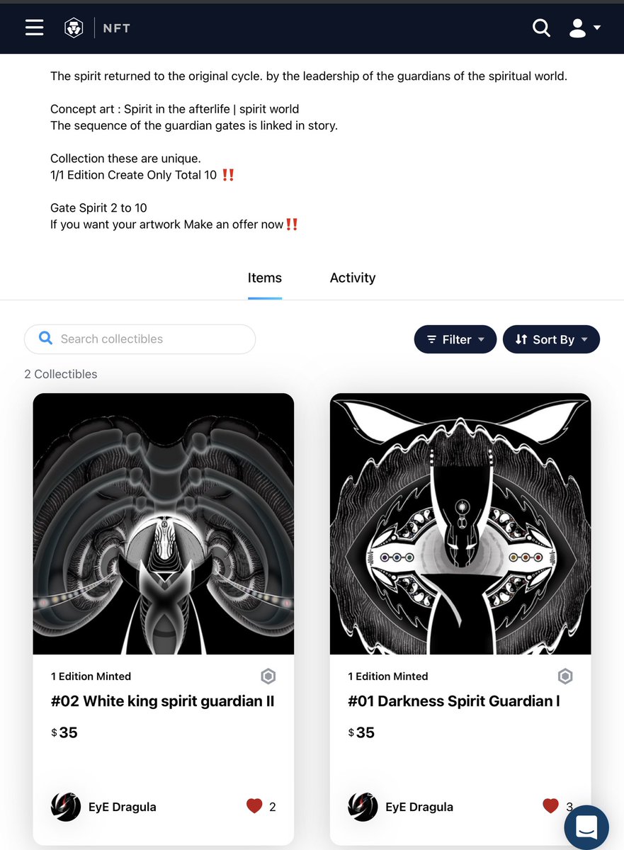 2nd Collection : GATE SPIRIT  
Drop update 2/10

Floor price $35 ✨
Available on <a href="/crypto/">Bloomberg Crypto</a>.com👇
crypto.com/nft/collection…

#CRO #crofam  #cryptonft #NFTdrop #nftcrypto #NFTcryptoart #NFTTHAILAND #NFTCommmunity