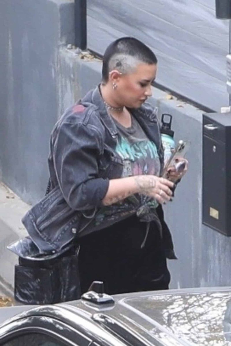 ojosquevenMX's tweet photo. #DemiLovato antes y después de identificarse con los #pronombres los/ellos (they/them).
#WokeMovement #beforeandafter https://t.co/A4fs20UB5H